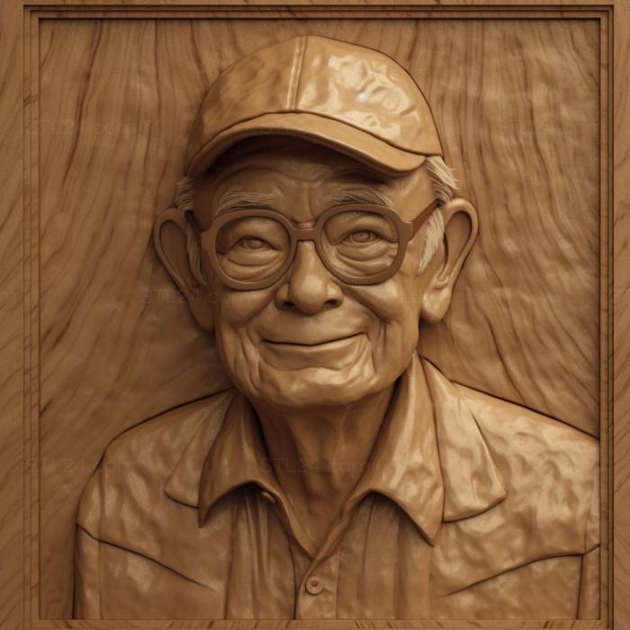 Famous (Soichiro Honda 2, 3DFMS_7813) 3D models for cnc